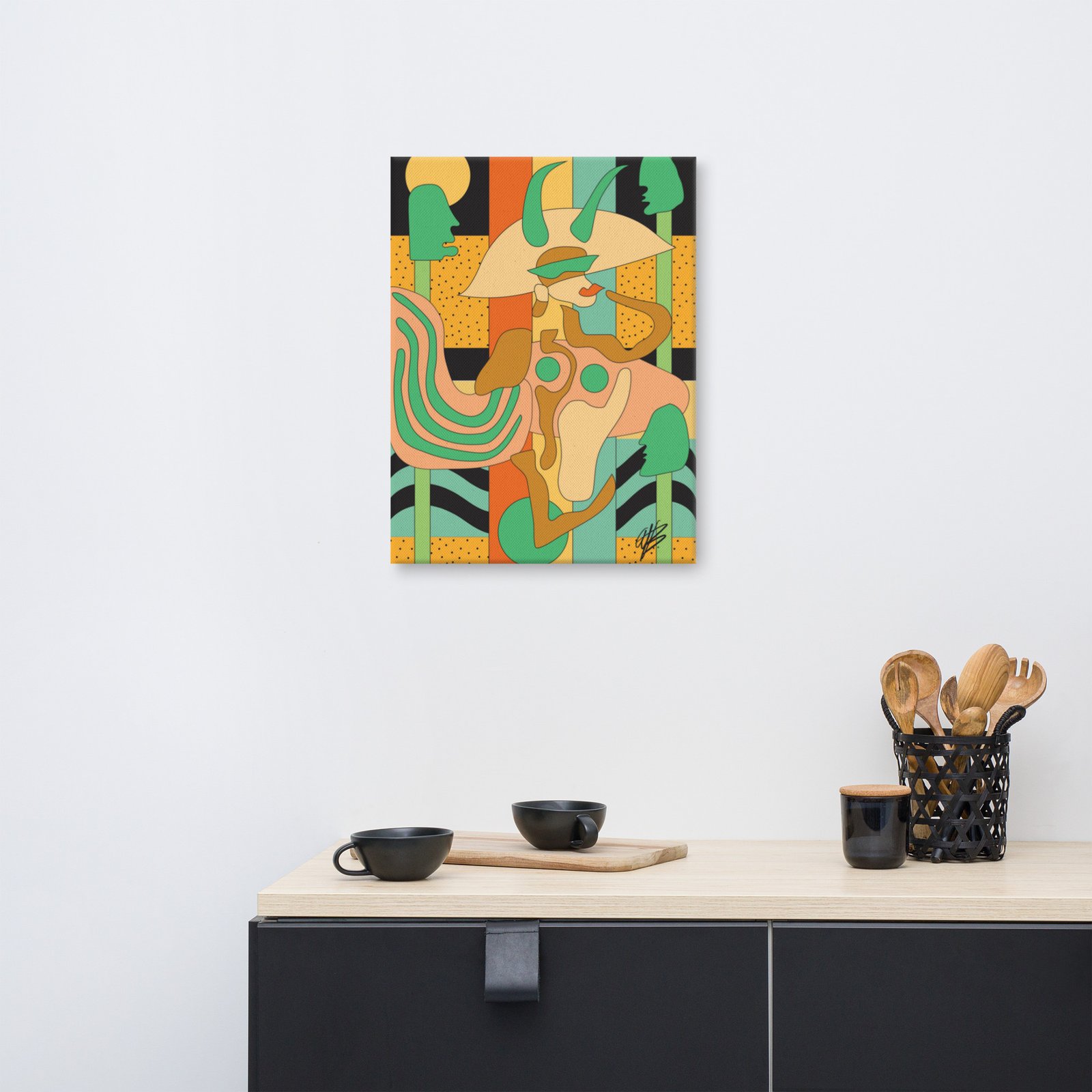 Show Me Around Im Not From Earth - Print on Canvas - Image 5