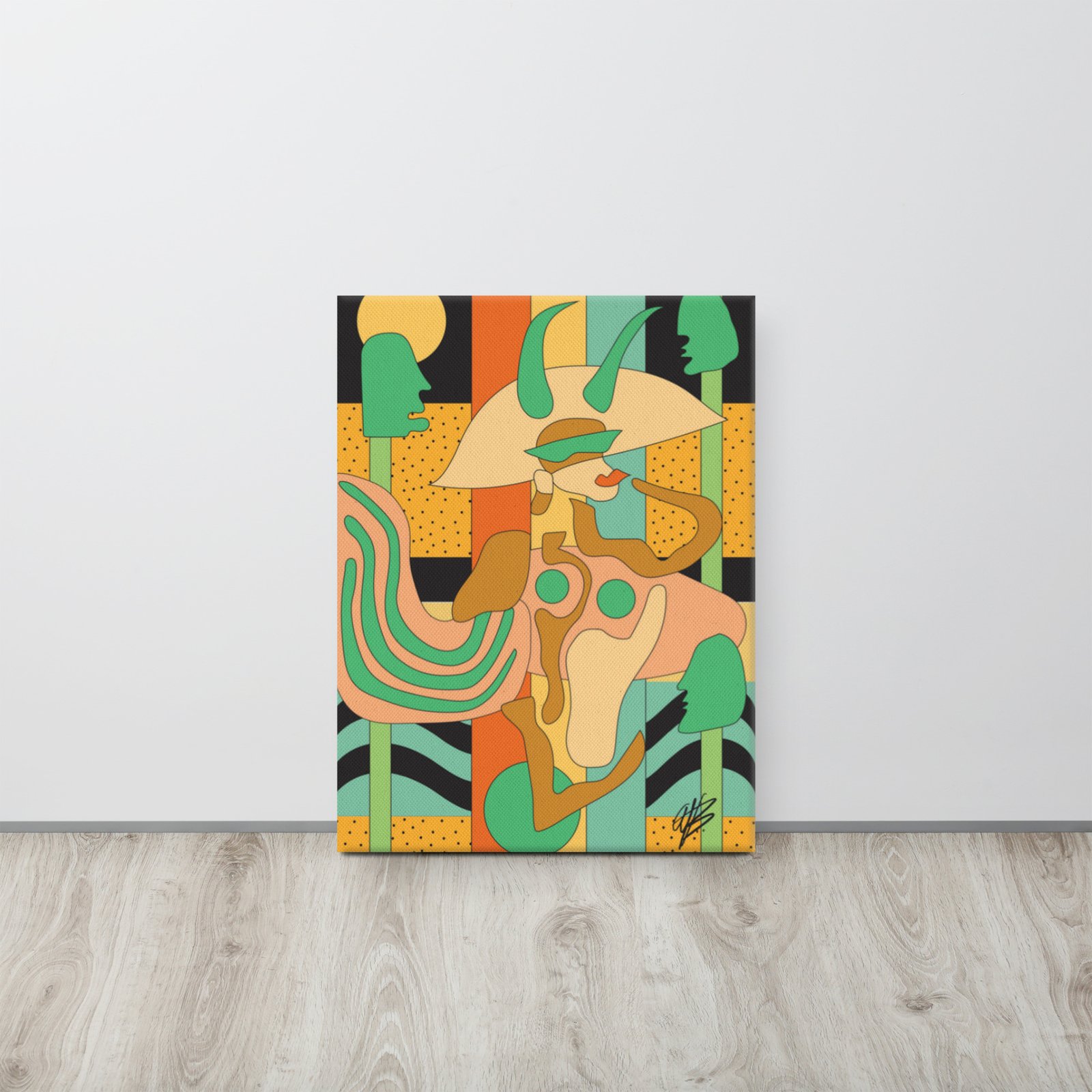 Show Me Around Im Not From Earth - Print on Canvas - Image 4