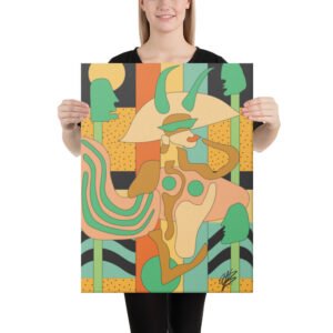 Show Me Around Im Not From Earth - Print on Canvas