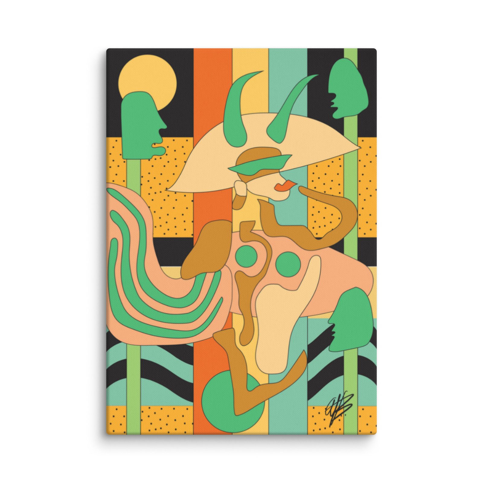 Show Me Around Im Not From Earth - Print on Canvas - Image 2