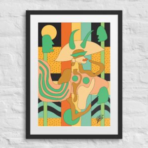 Show Me Around Im not From Earth - Framed poster