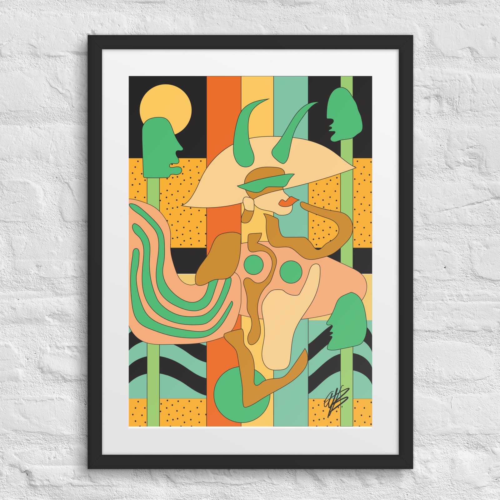 Show Me Around Im not From Earth - Framed poster