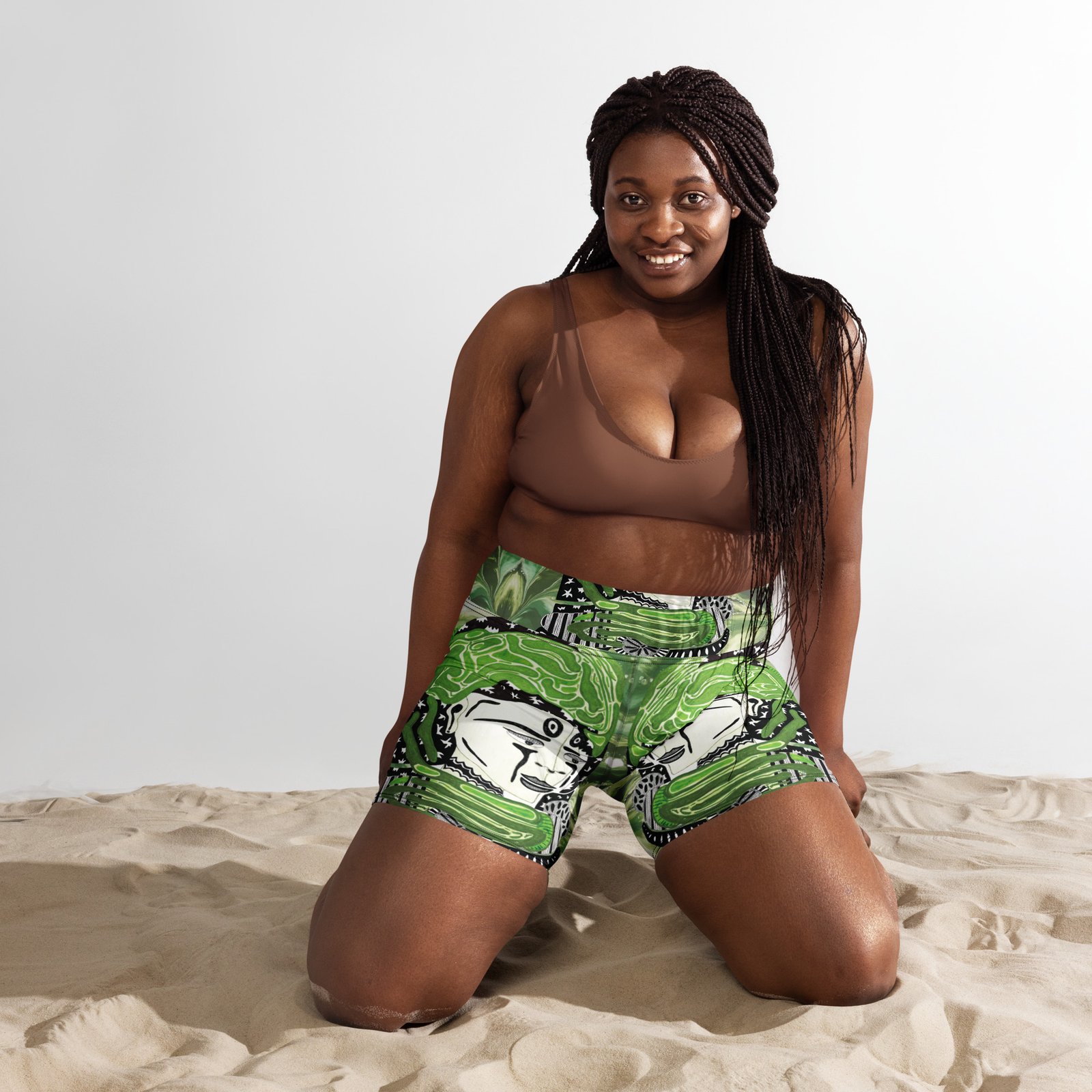 Earth-Ma Yoga Shorts - Image 6