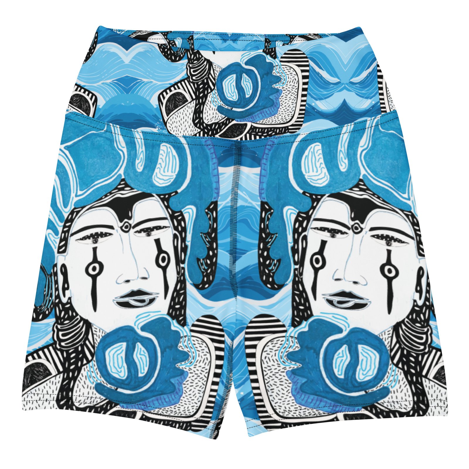 Water-Ma Yoga Shorts
