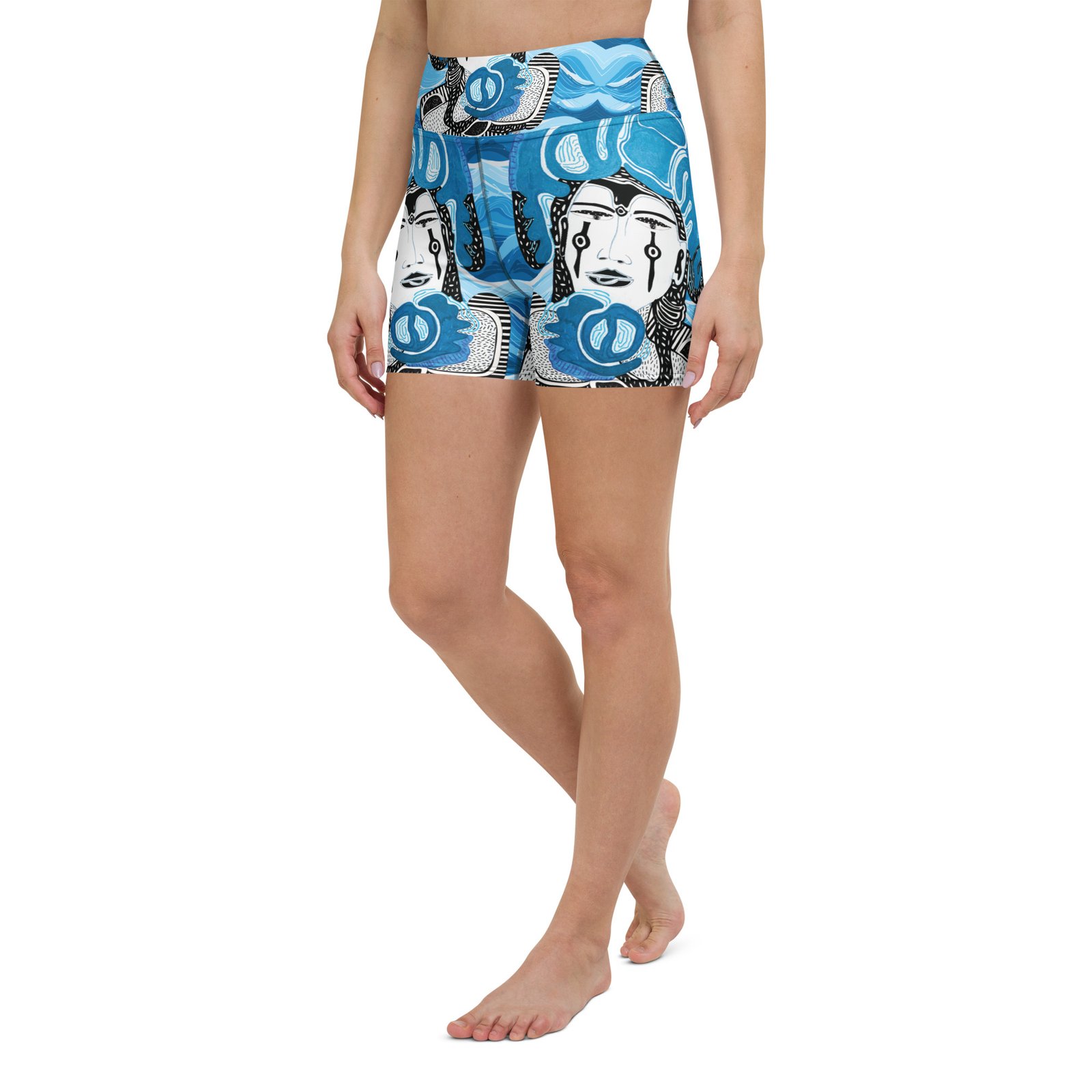 Water-Ma Yoga Shorts - Image 3