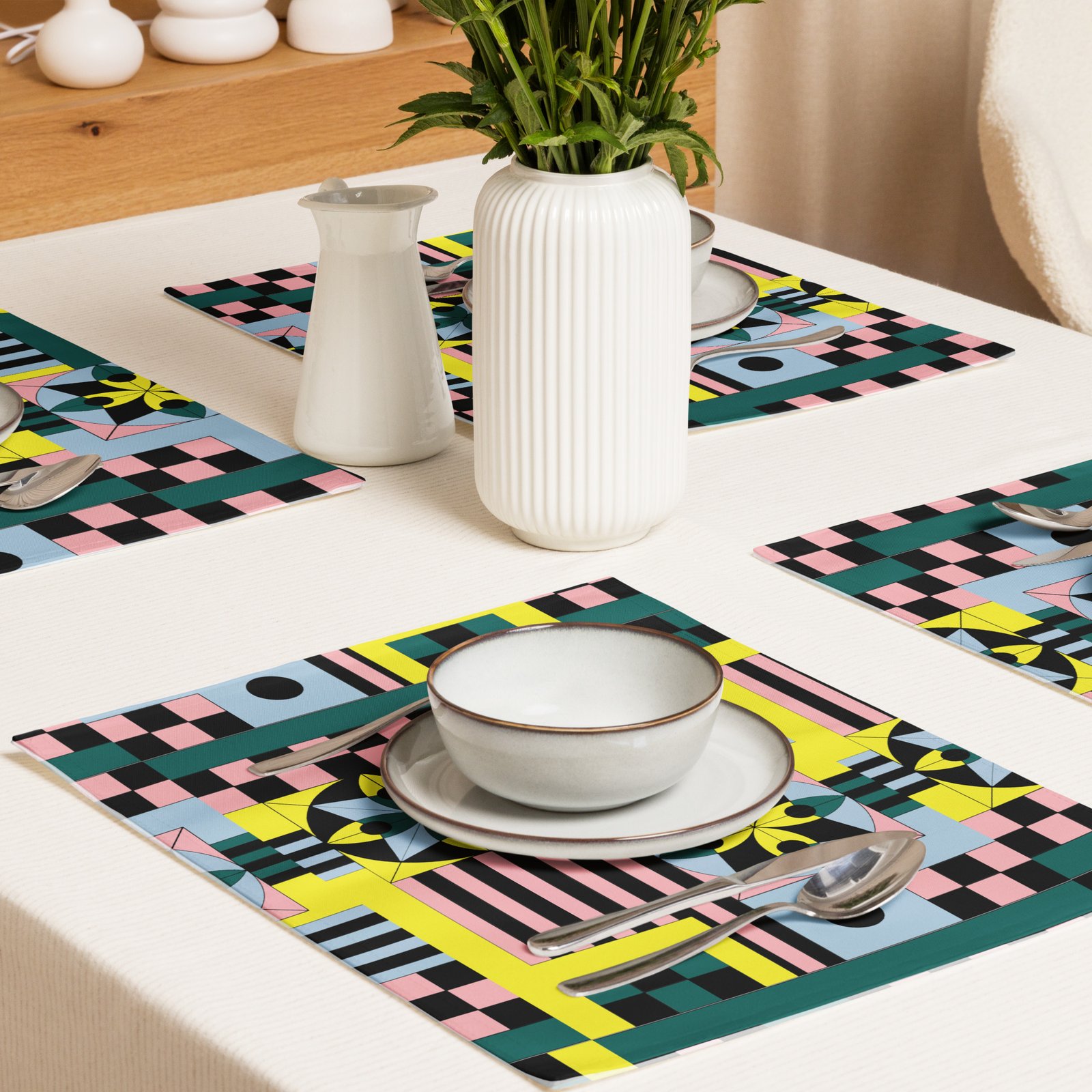 Maithe's Art Deco Placemat Set