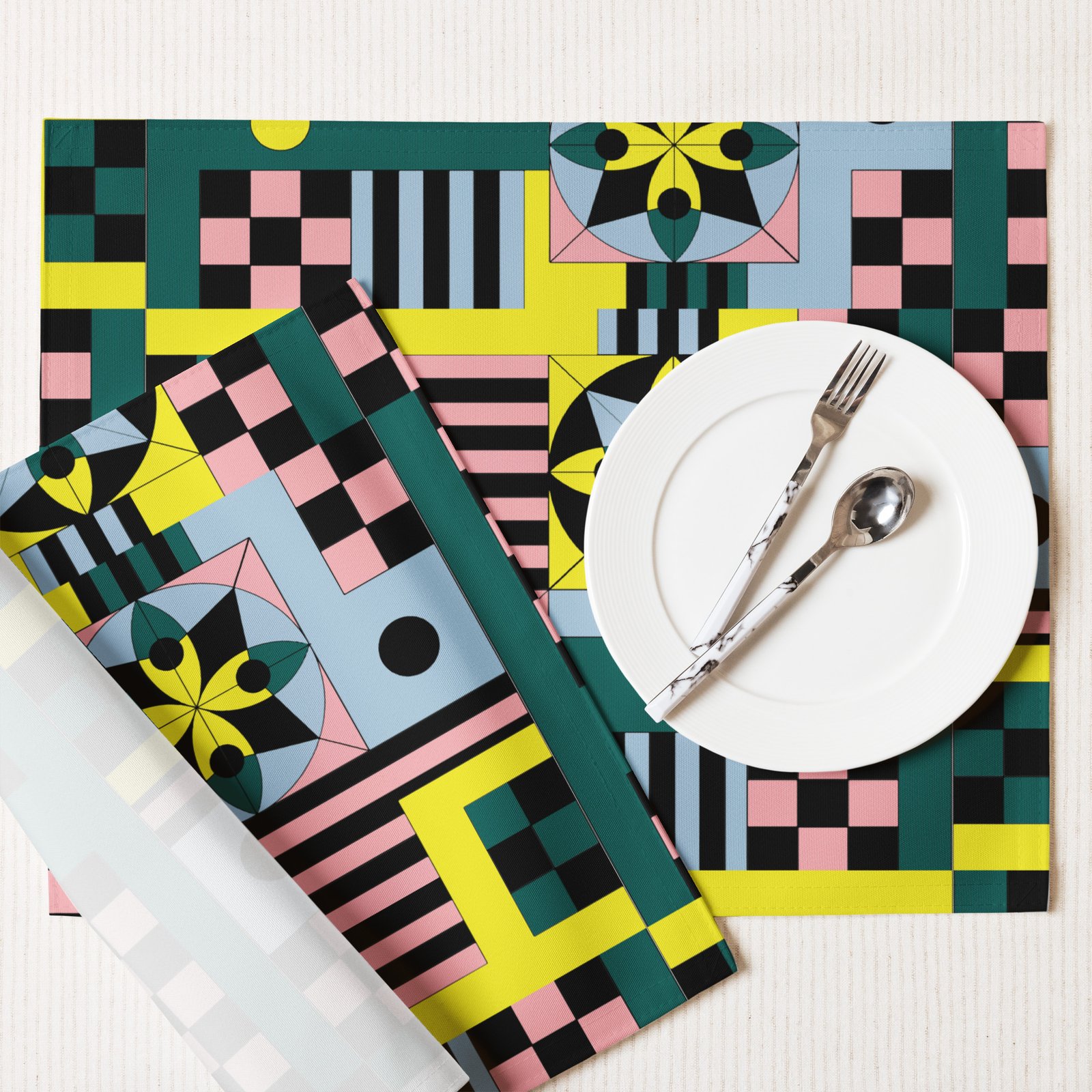 Maithe's Art Deco Placemat Set - Image 5